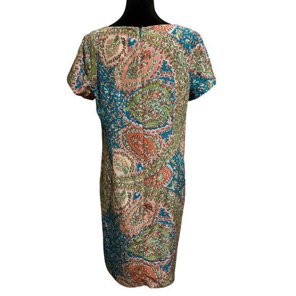 Talbots Multicolor Paisley Midi Dress - Picture 3 of 9